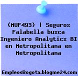 (MUF493) | Seguros Falabella busca Ingeniero Analytics BI en Metropolitana en Metropolitana
