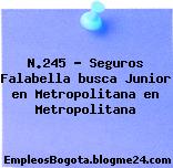 N.245 – Seguros Falabella busca Junior en Metropolitana en Metropolitana