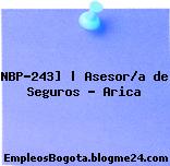 NBP-243] | Asesor/a de Seguros – Arica