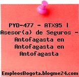 PYD-477 – ATX95 | Asesor(a) de Seguros – Antofagasta en Antofagasta en Antofagasta