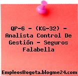QP-6 – (KG-32) – Analista Control De Gestión – Seguros Falabella