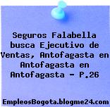 Seguros Falabella busca Ejecutivo de Ventas, Antofagasta en Antofagasta en Antofagasta – P.26