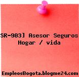 SR-903] Asesor Seguros Hogar / vida