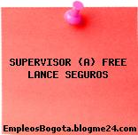 SUPERVISOR (A) FREE LANCE SEGUROS