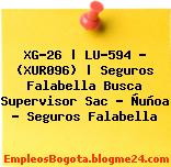 XG-26 | LU-594 – (XUR096) | Seguros Falabella Busca Supervisor Sac – Ñuñoa – Seguros Falabella