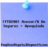 (YTD290) Asesor/A De Seguros – Apoquindo
