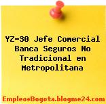YZ-30 Jefe Comercial Banca Seguros No Tradicional en Metropolitana