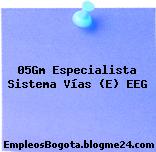05Gm Especialista Sistema Vías (E) EEG