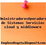 AdministradoresOperadores de Sistemas Servicios cloud y middleware