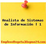 Analista de Sistemas de Información | 1