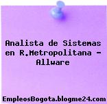 Analista de Sistemas en R.Metropolitana – Allware