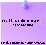Analista de sistemas operativos