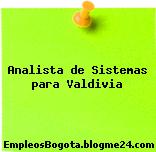 Analista de Sistemas para Valdivia