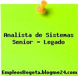 Analista de Sistemas Senior – Legado
