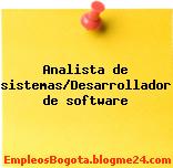 Analista de sistemas/Desarrollador de software
