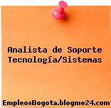 Analista de Soporte Tecnología/Sistemas