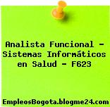Analista Funcional – Sistemas Informáticos en Salud – F623