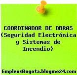 COORDINADOR DE OBRAS (Seguridad Electrónica y Sistemas de Incendio)