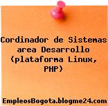 Cordinador de Sistemas area Desarrollo (plataforma Linux, PHP)