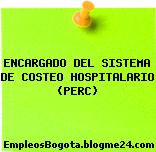 ENCARGADO DEL SISTEMA DE COSTEO HOSPITALARIO (PERC)