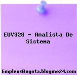 EUV328 – Analista De Sistema