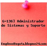 G-136] Administrador de Sistemas y Soporte