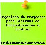 Ingeniero de Proyectos para Sistemas de Automatización y Control