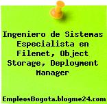 Ingeniero de Sistemas Especialista en Filenet, Object Storage, Deployment Manager