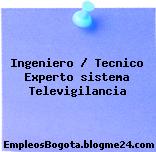 Ingeniero / Tecnico Experto sistema Televigilancia