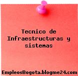 Tecnico de Infraestructuras y sistemas