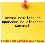 Tottus requiere de Operador de Sistemas Central