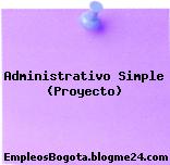 Administrativo Simple (Proyecto)