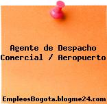 Agente de Despacho Comercial / Aeropuerto