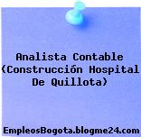 Analista Contable (Construcción Hospital De Quillota)