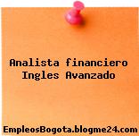 Analista financiero – Ingles Avanzado