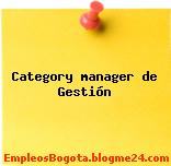 Category manager de Gestión