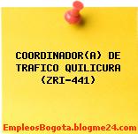 COORDINADOR(A) DE TRAFICO QUILICURA (ZRI-441)