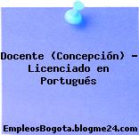 Docente (Concepción) – Licenciado en Portugués