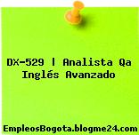 DX-529 | Analista Qa Inglés Avanzado