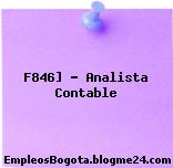 F846] – Analista Contable