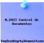 N.293] Control de Documentos