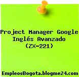 Project Manager Google Inglés Avanzado (ZX-221)