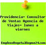 Providencia- Consultor de Ventas Agencia de Viajes- lunes a viernes