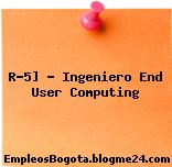 R-5] – Ingeniero End User Computing
