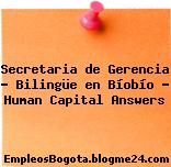 Secretaria de Gerencia – Bilingüe en Bíobío – Human Capital Answers
