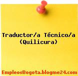 Traductor/a Técnico/a (Quilicura)