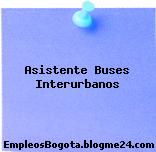 Asistente Buses Interurbanos