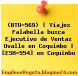 (BTU-569) | Viajes Falabella busca Ejecutivo de Ventas Ovalle en Coquimbo | [ESH-554] en Coquimbo