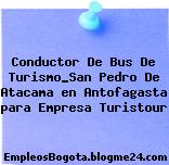 Conductor De Bus De Turismo_San Pedro De Atacama en Antofagasta para Empresa Turistour