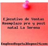 Ejecutivo de Ventas Reemplazo pre y post natal La Serena